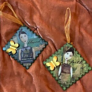 **LAST CHANCE SALE** 2 pc. decor Blessed & Faith